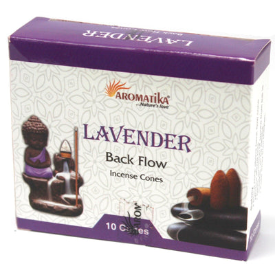 Aromatica Backflow Incense Cones - Lavender - best price from Maltashopper.com AROMABF-01