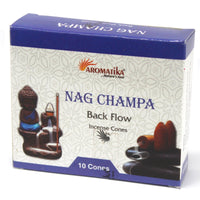 Aromatica Backflow Incense Cones - Nag Champa - best price from Maltashopper.com AROMABF-04