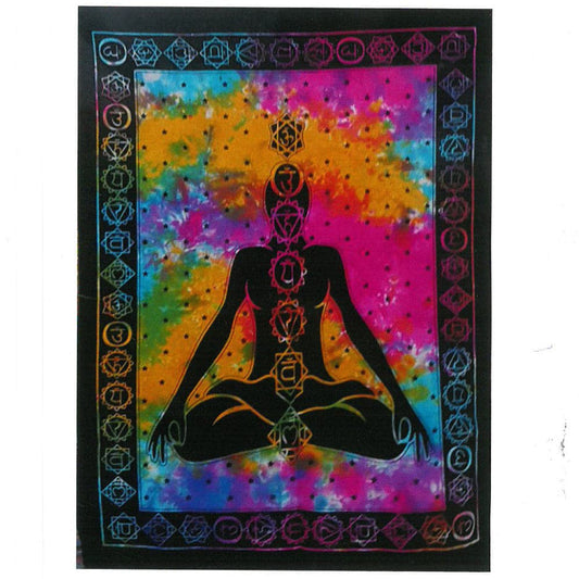 Bliss Cotton Wall Art - Chakra Buddha