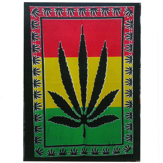 Bliss Cotton Wall Art - Herbal Leaf