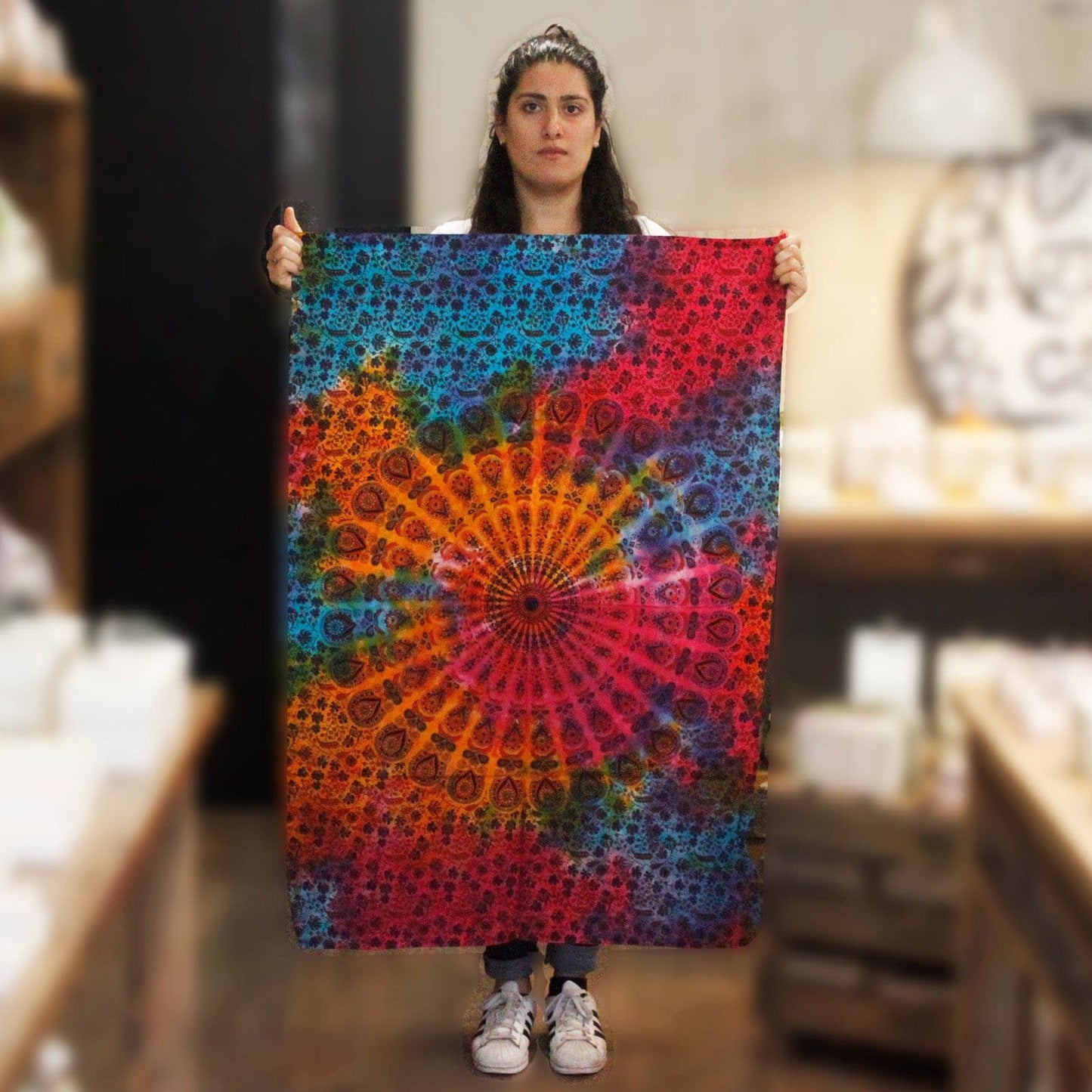 Bliss Cotton Wall Art - Round Mandala