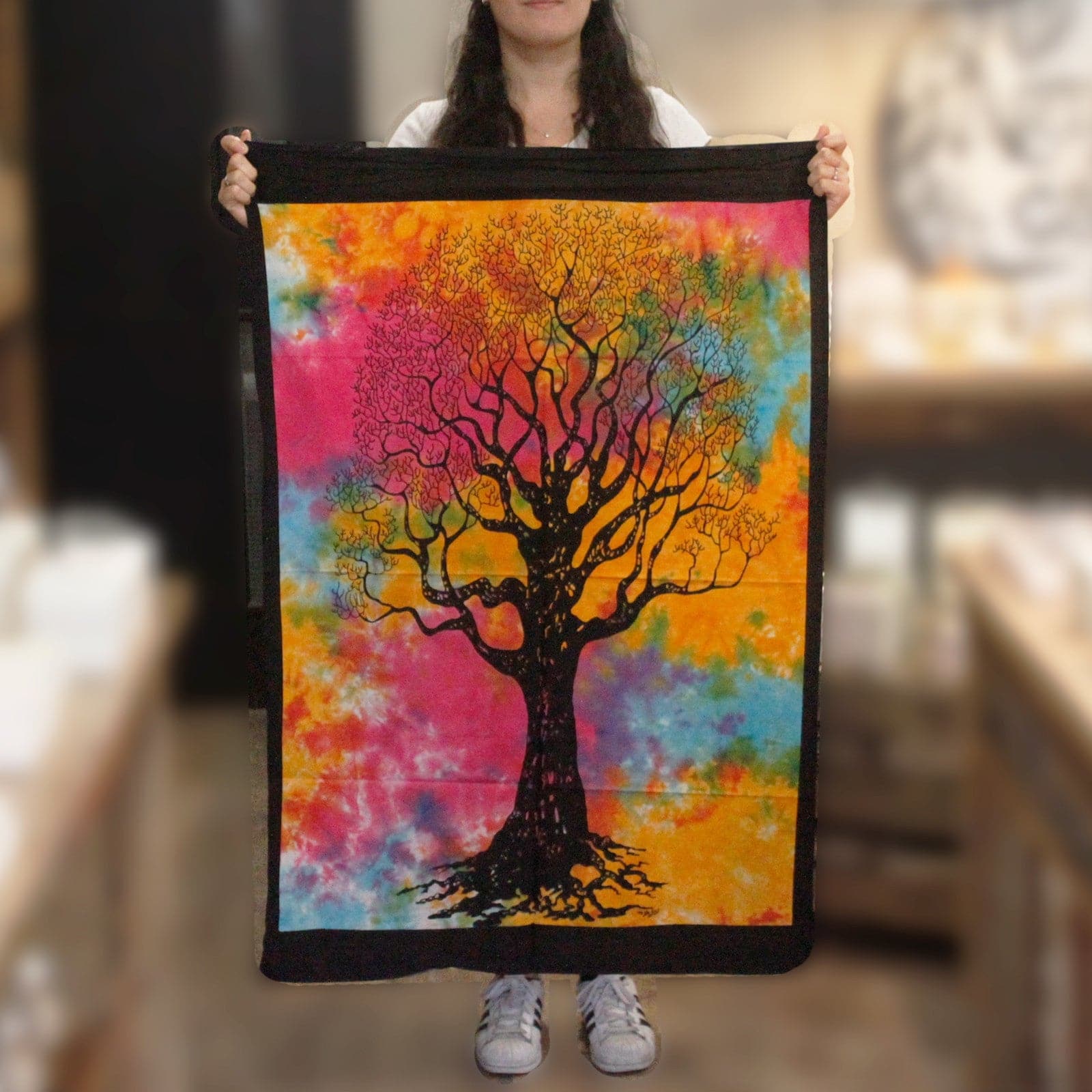 Cotton Wall Art - Tree of Strength - best price from Maltashopper.com CWA-05