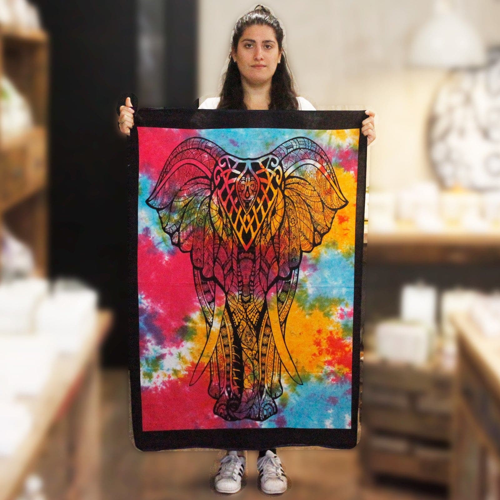 Bliss Cotton Wall Art - Elephant