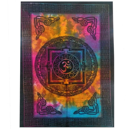 Cotton Wall Art - Sacred OM - best price from Maltashopper.com CWA-07