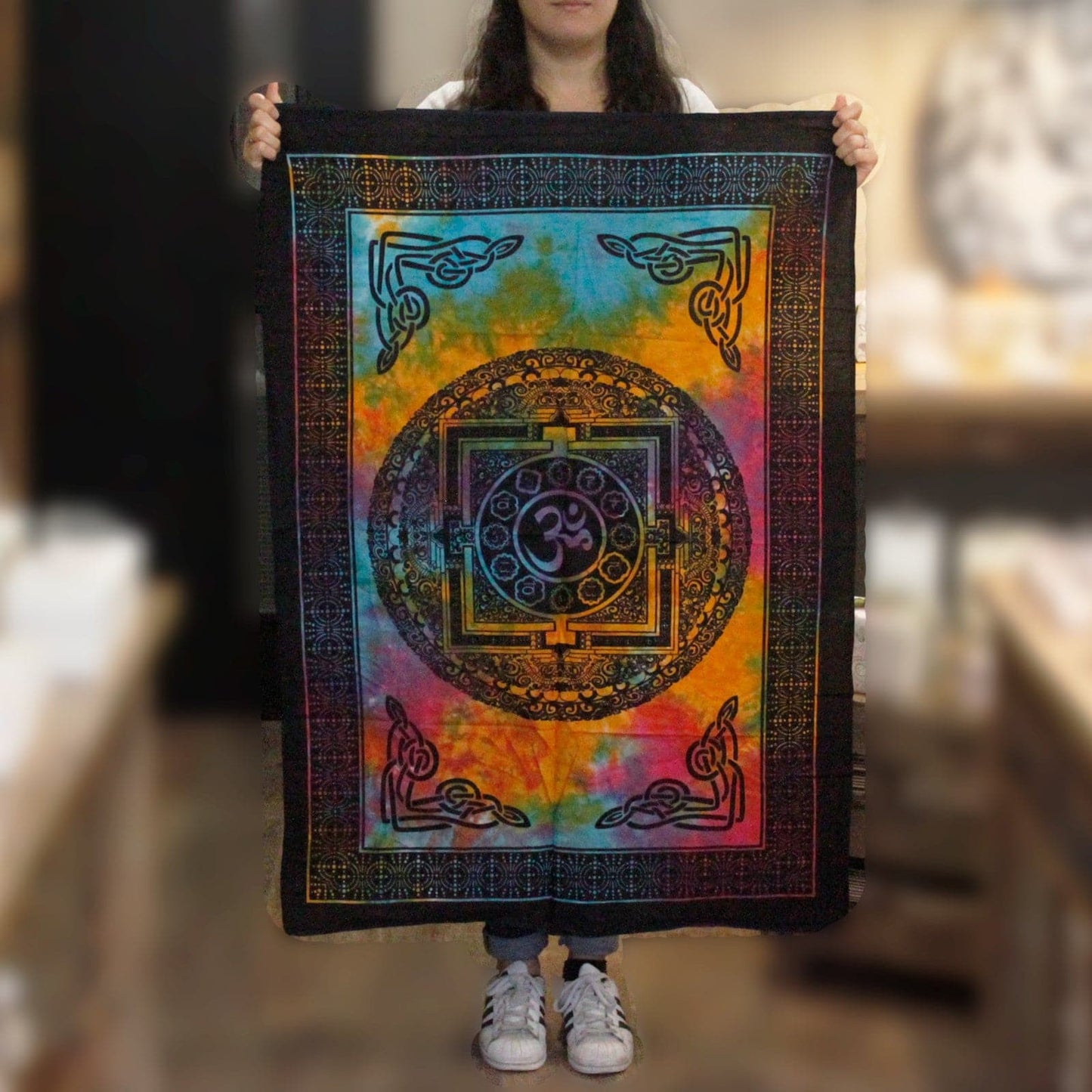 Bliss Cotton Wall Art - Sacred OM