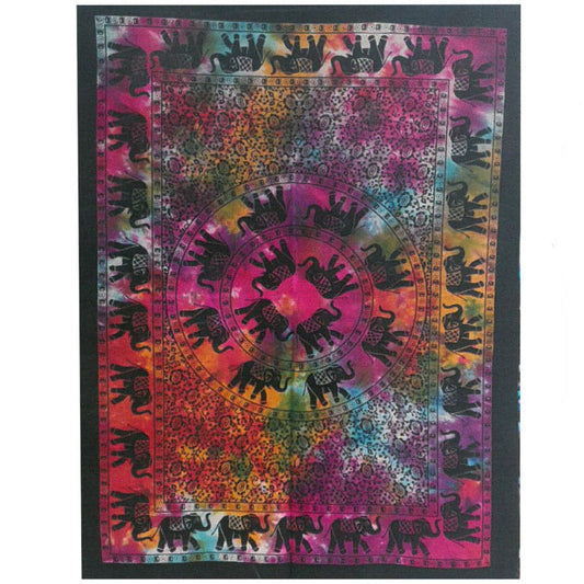 Bliss Cotton Wall Art - Elephant Mandala