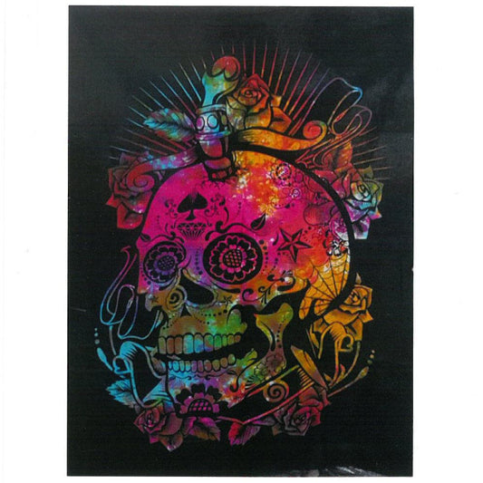 Bliss Cotton Wall Art - Day of the Dead Skull
