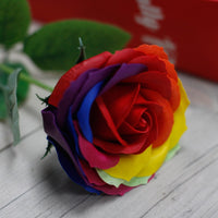 Luxury Soap Flower - Rainbow - best price from Maltashopper.com LSF-27