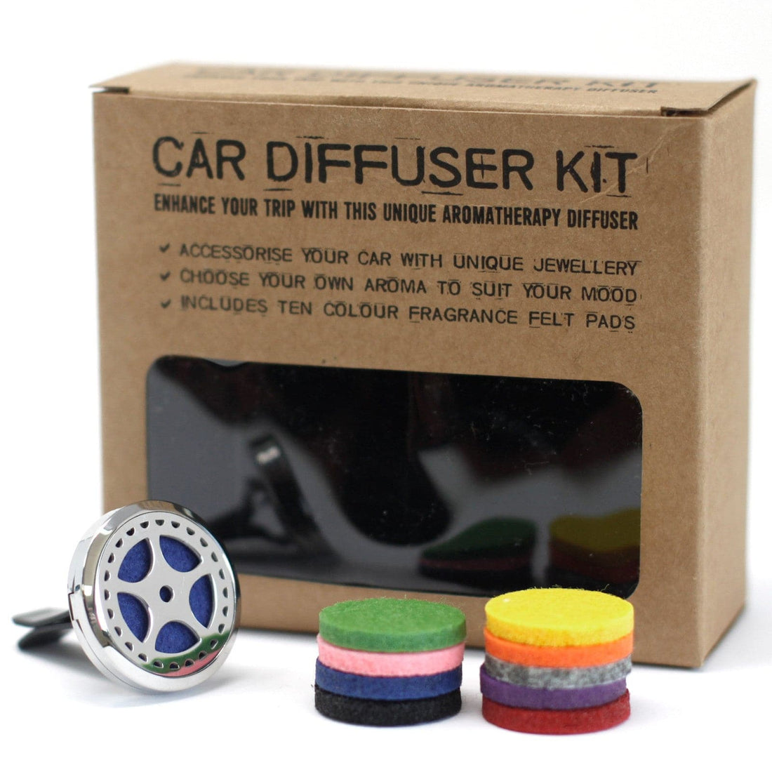 Car Diffuser Kit - Auto Wheel - 30mm - best price from Maltashopper.com AROMAC-08