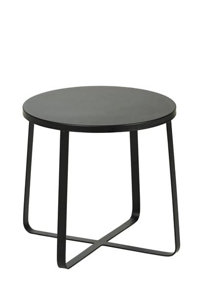 RONA Black coffee table H 40 cm - Ø 42 cm - best price from Maltashopper.com CS675052