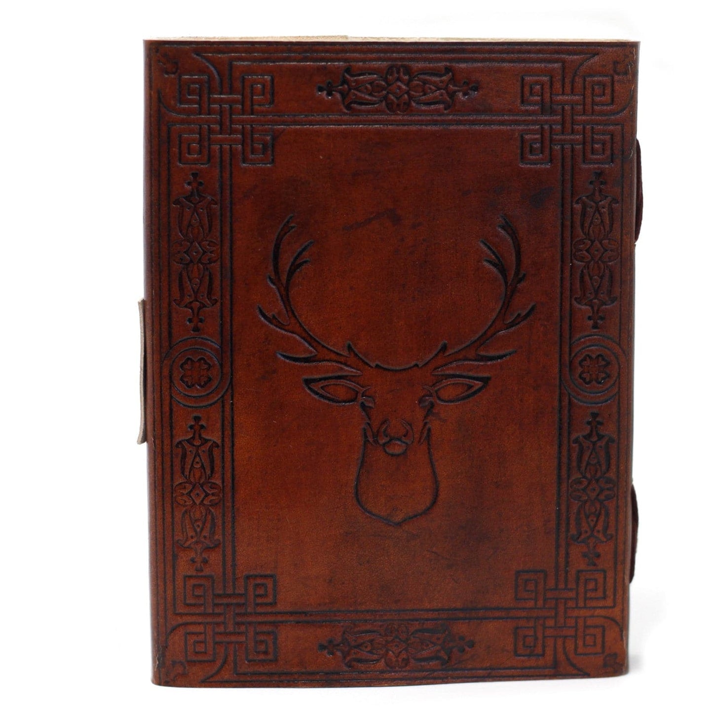 Leather Stag Notebook (20x15 cm) - best price from Maltashopper.com LBN-03