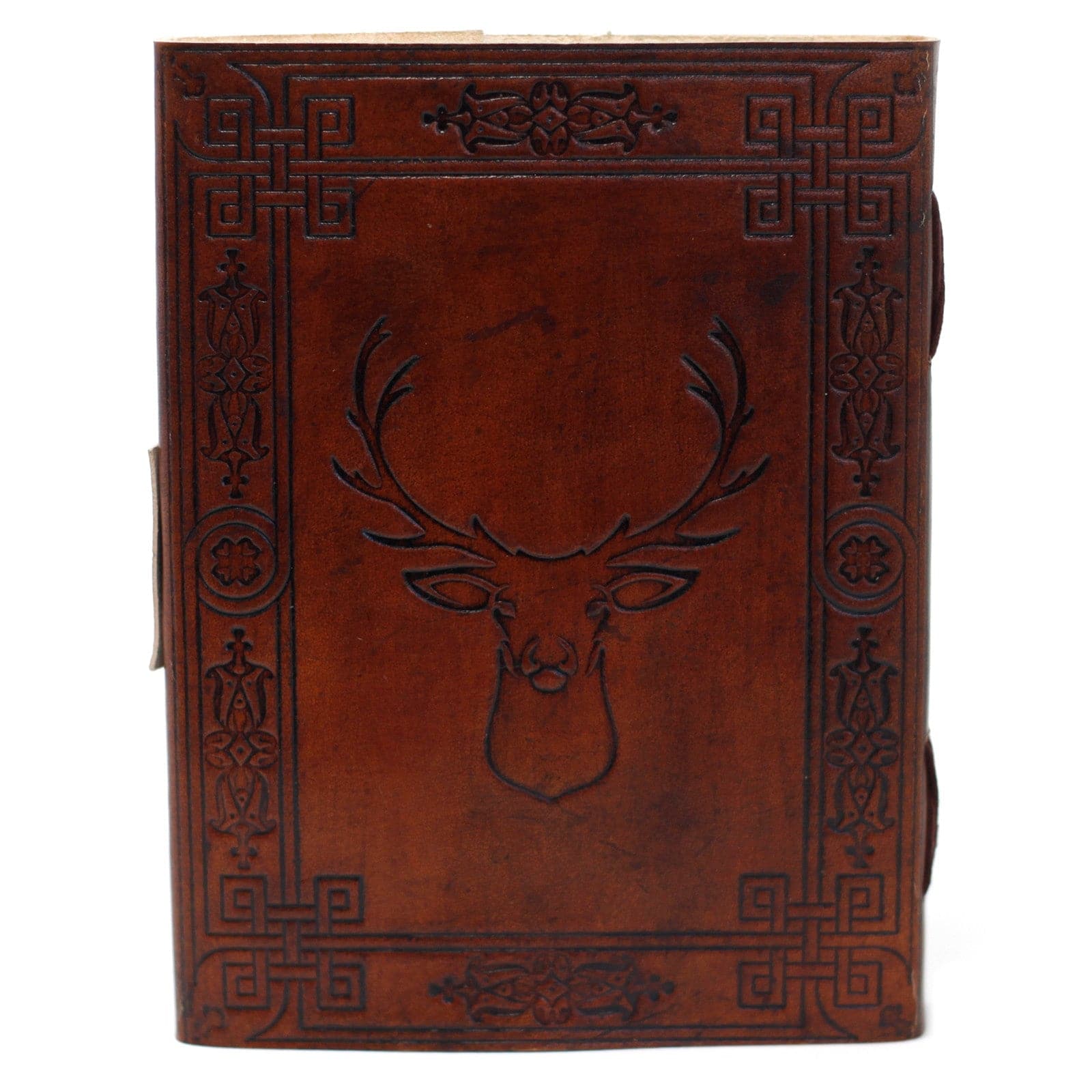 Leather Stag Notebook (20x15 cm) - best price from Maltashopper.com LBN-03