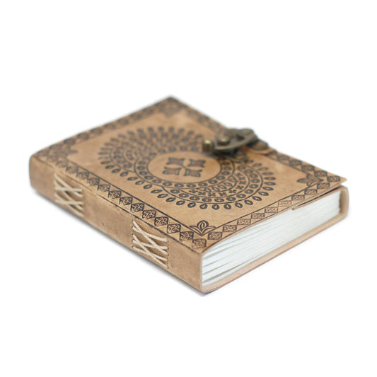 Leather Blue Mandala Notebook (18x13 cm) - best price from Maltashopper.com LBN-04