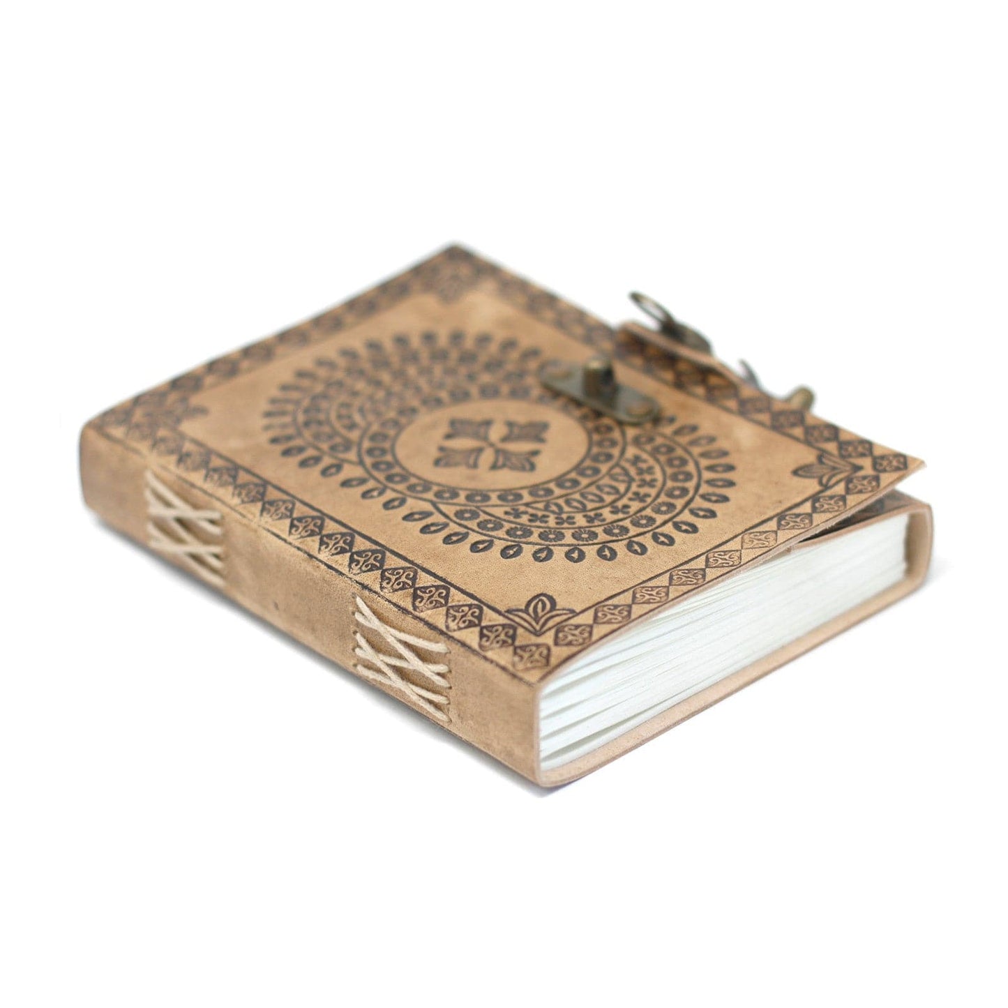 Leather Blue Mandala Notebook (18x13 cm) - best price from Maltashopper.com LBN-04