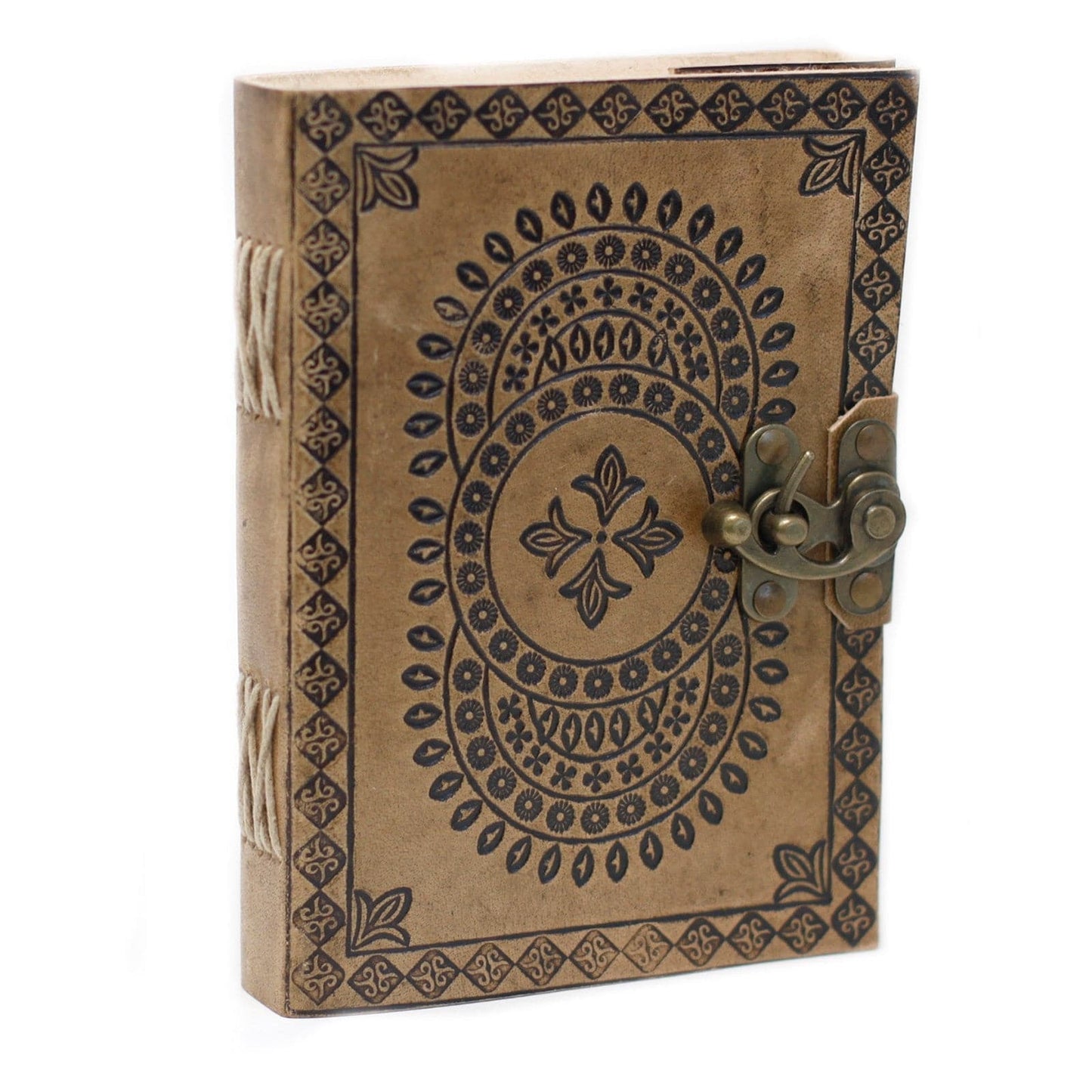 Leather Blue Mandala Notebook (18x13 cm) - best price from Maltashopper.com LBN-04