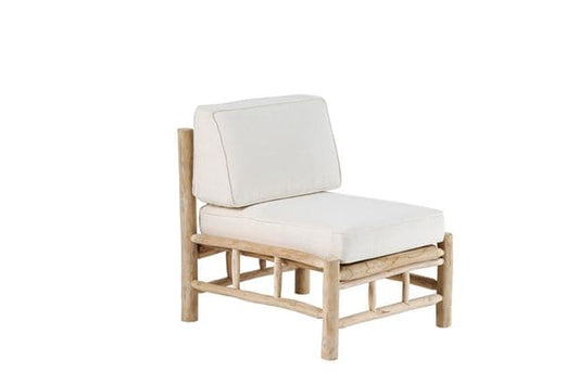 Casa PANTAI Natural lounge chair H 85 x W 70 x D 77 cm