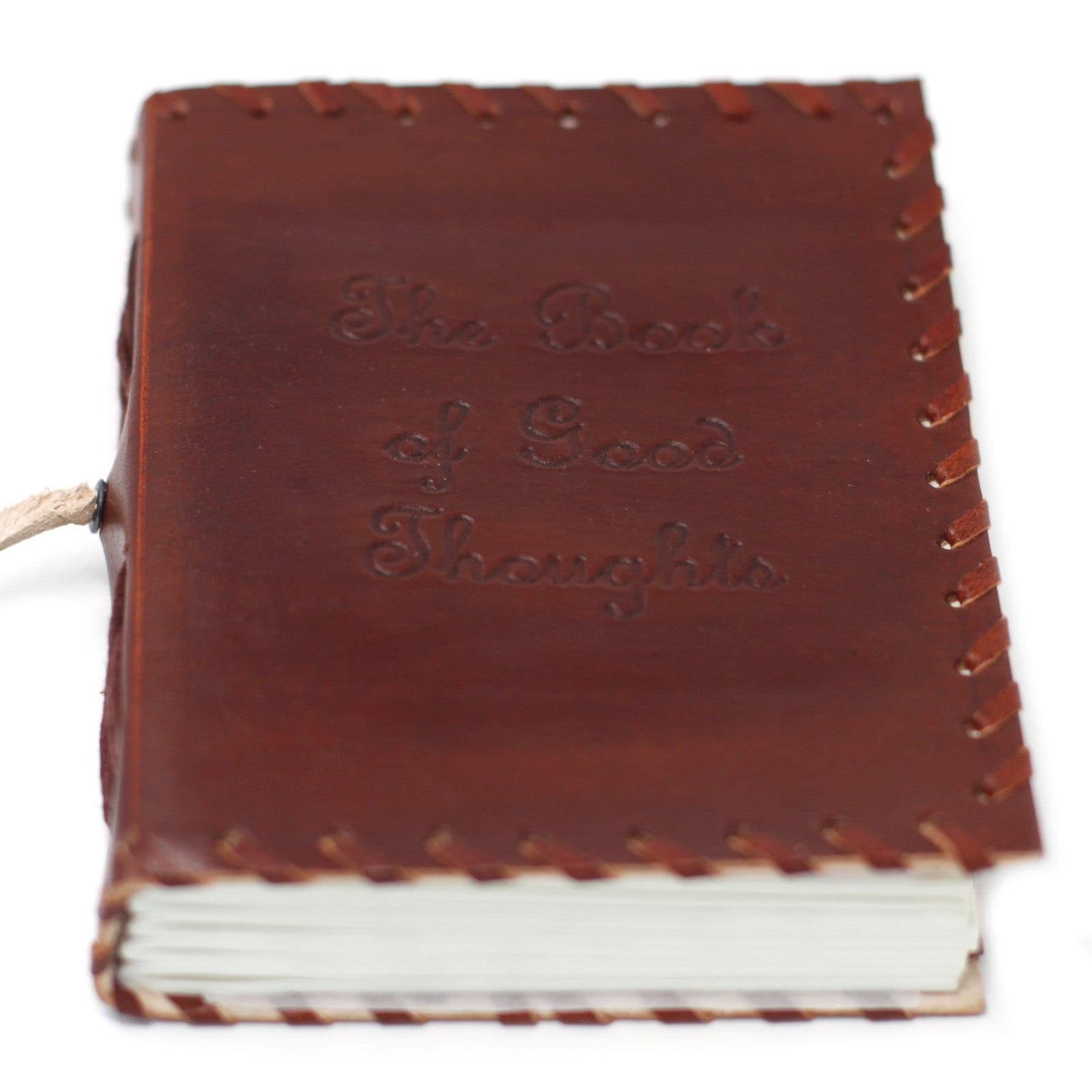 Leather Book of Thoughts with Wrap Notebook (15x10") - best price from Maltashopper.com LBN-07