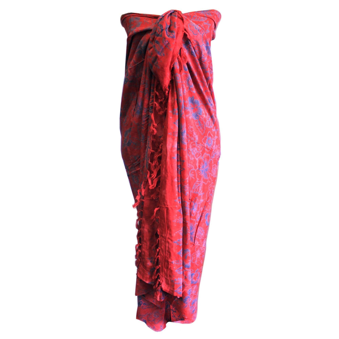 Bali Block Print Sarong - Tropical (4 Assorted Colours) - best price from Maltashopper.com BBP-03DS