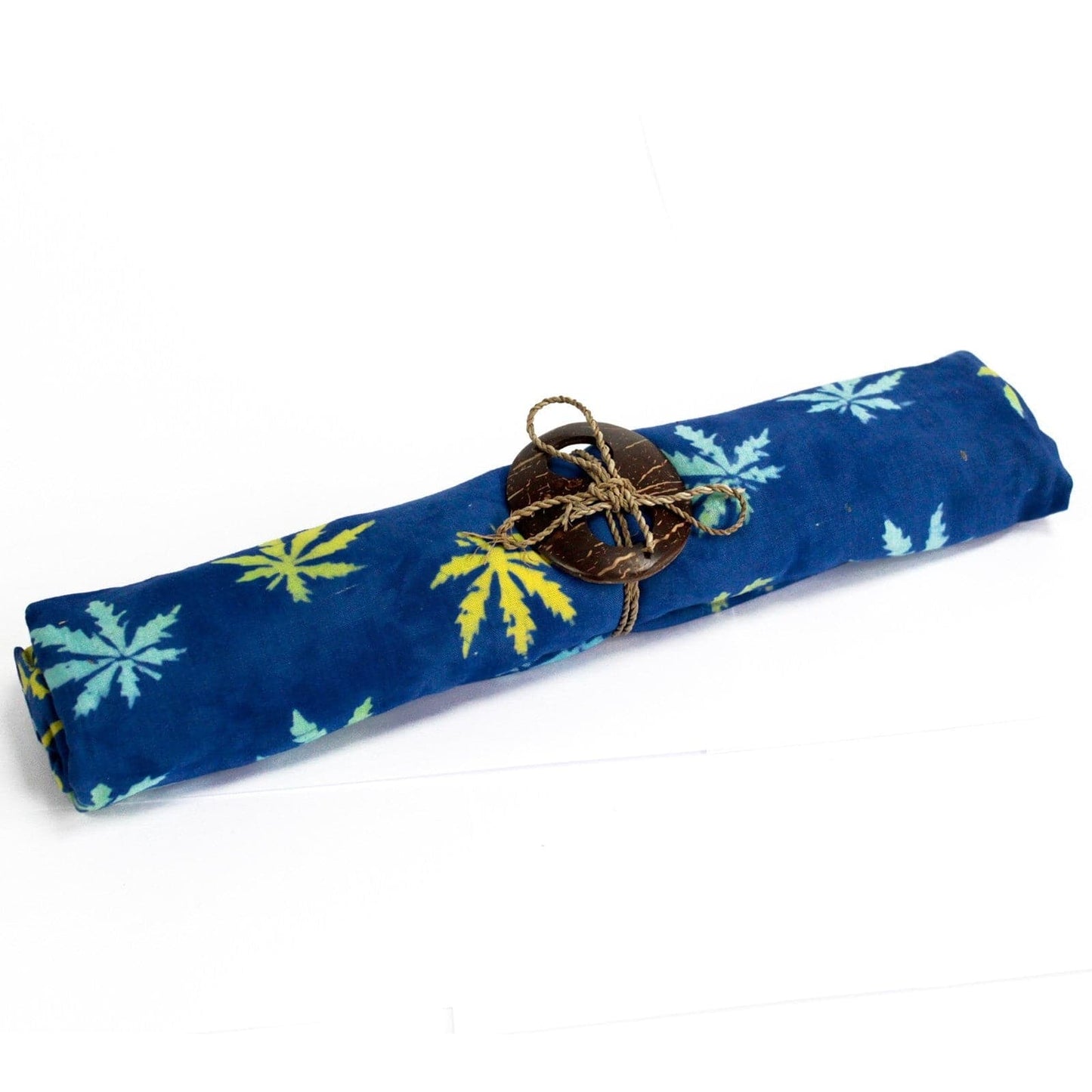 Bali Block Print Sarong - Tropical Leaves (4 Assorted Colours) - best price from Maltashopper.com BBP-04DS