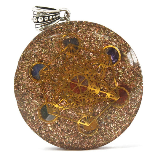 Orgonite Power Pendant - Multi Power Chakra - Lrg - best price from Maltashopper.com OPP-10