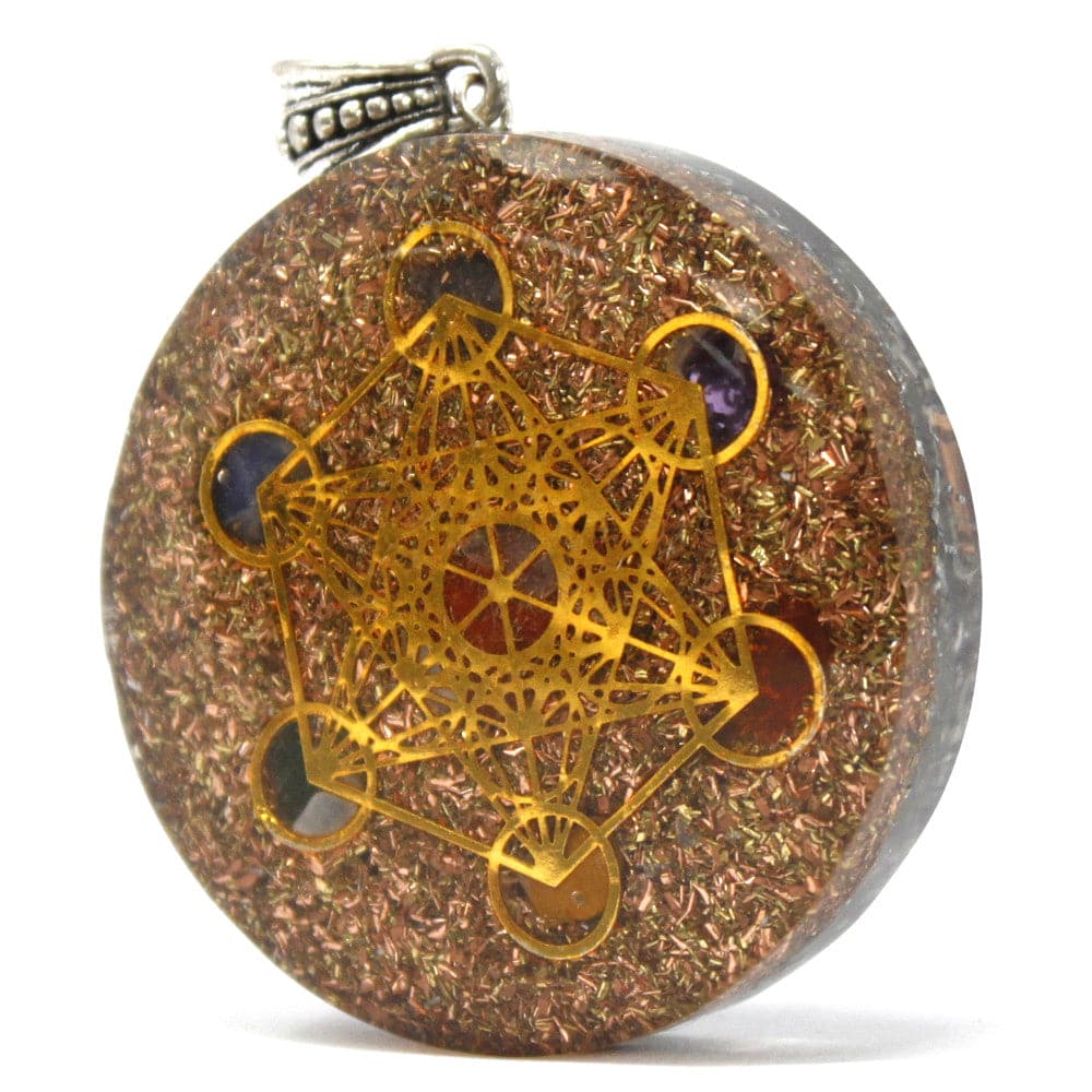 Orgonite Power Pendant - Multi Power Chakra - Lrg - best price from Maltashopper.com OPP-10