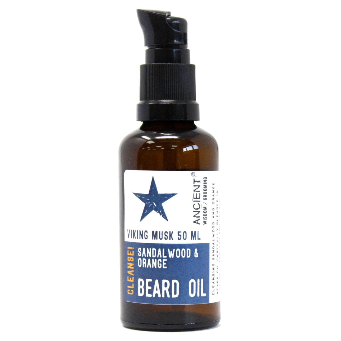 50ml Beard Oil - Viking Musk - Cleanse! - best price from Maltashopper.com BEARDO-01