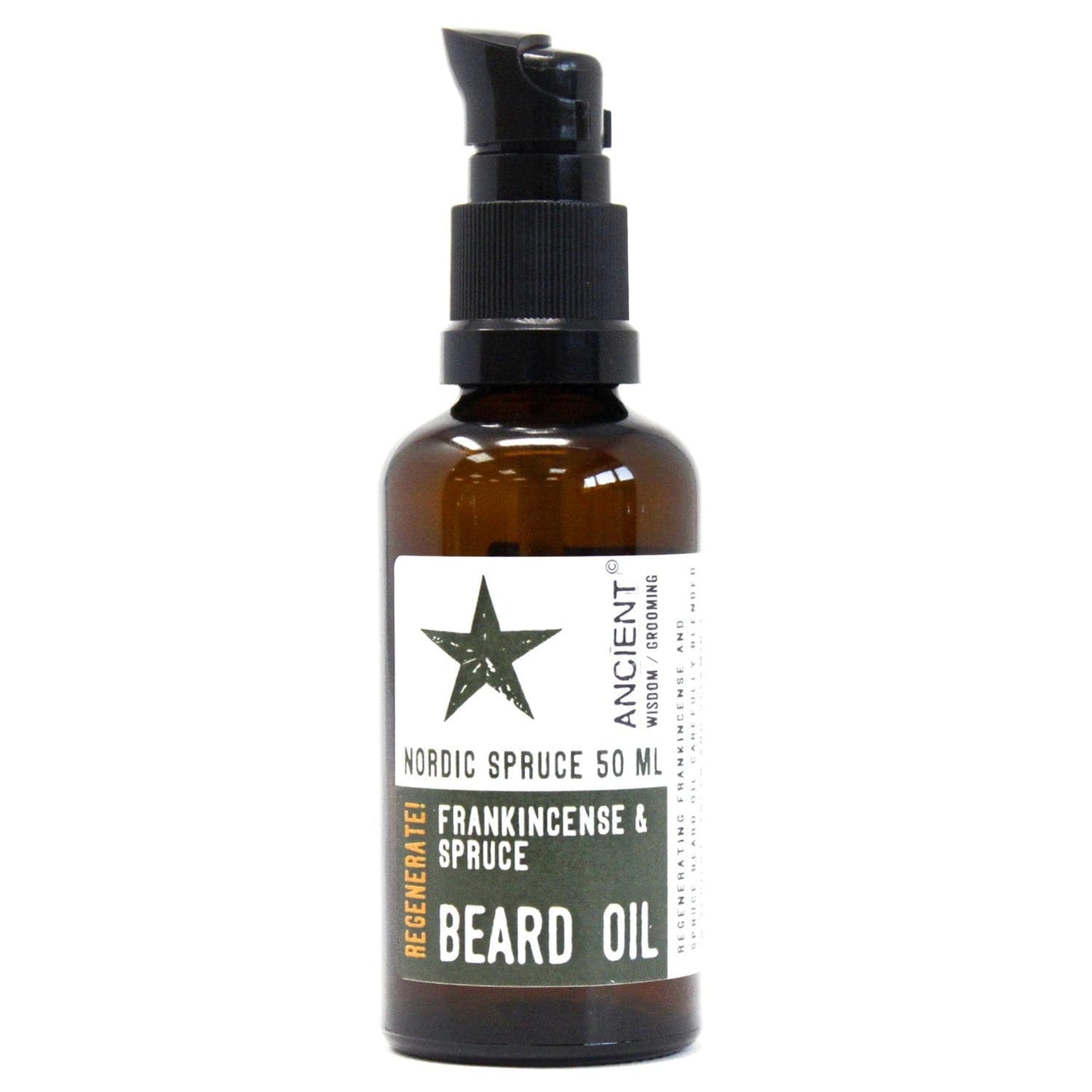 50ml Beard Oil - Nordic Spruce - Regenerate! - best price from Maltashopper.com BEARDO-02