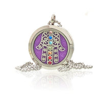 Aromatherapy Jewellery Necklace - Hamsa Chakra - 30mm - best price from Maltashopper.com AROMAJ-18