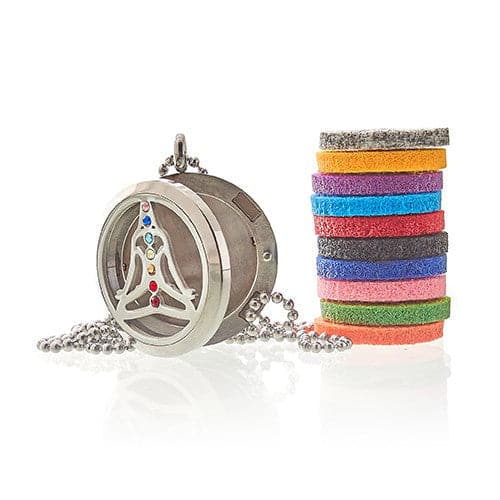 Aromatherapy Jewellery Necklace - Yoga Chakra - 30mm - best price from Maltashopper.com AROMAJ-17