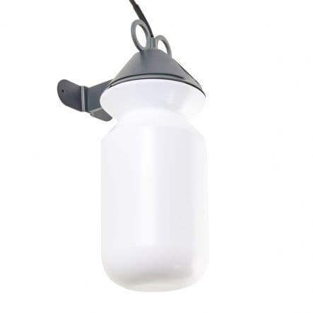 BODO - lamp aluminium grey H155cm E27 = 20W IP44 - best price from Maltashopper.com BR420004215
