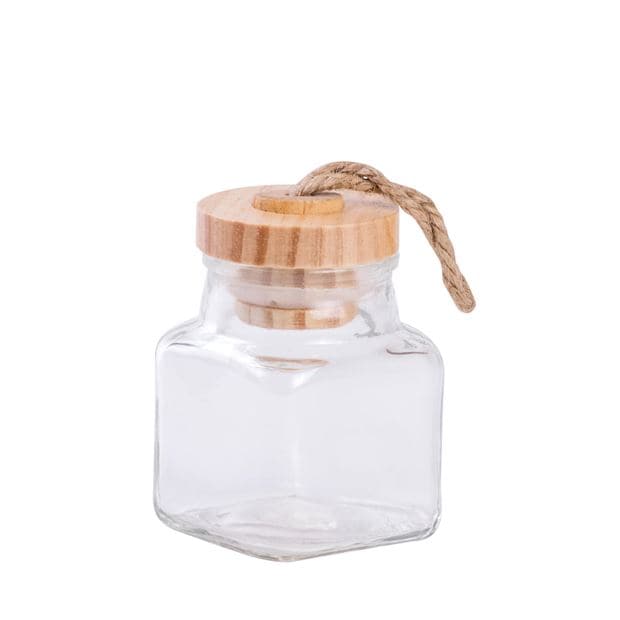 WOODY JAR - Height: 8.5 cm, Width: 5 cm, Capacity 9.5CL - best price from Maltashopper.com CS591038