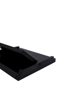 MASTERCHEF Black magnetic knife block H 21 x W 24 cm - best price from Maltashopper.com CS670831