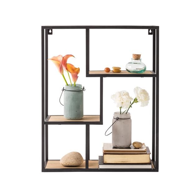 TRAPP Black shelf H 50 x W 40 x D 12 cm - best price from Maltashopper.com CS618394