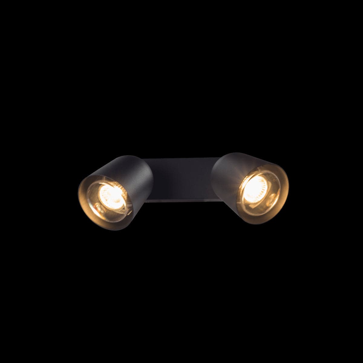 PHILLY WALL LIGHT ALUMINIUM BLACK 26X12.8XH17 CM 2XGU10=25W IP44 - best price from Maltashopper.com BR420007263