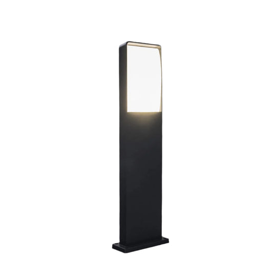Bricocenter ALOGA ALUMINIUM STREET LAMP GREY 20X8XH65CM LED 14W 1900LM NATURAL LIGHT IP54