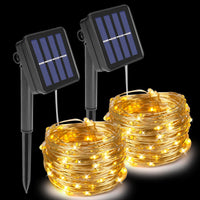 UBLO SOLAR GARLAND 12M LED WARM LIGHT IP44 - best price from Maltashopper.com BR420007978