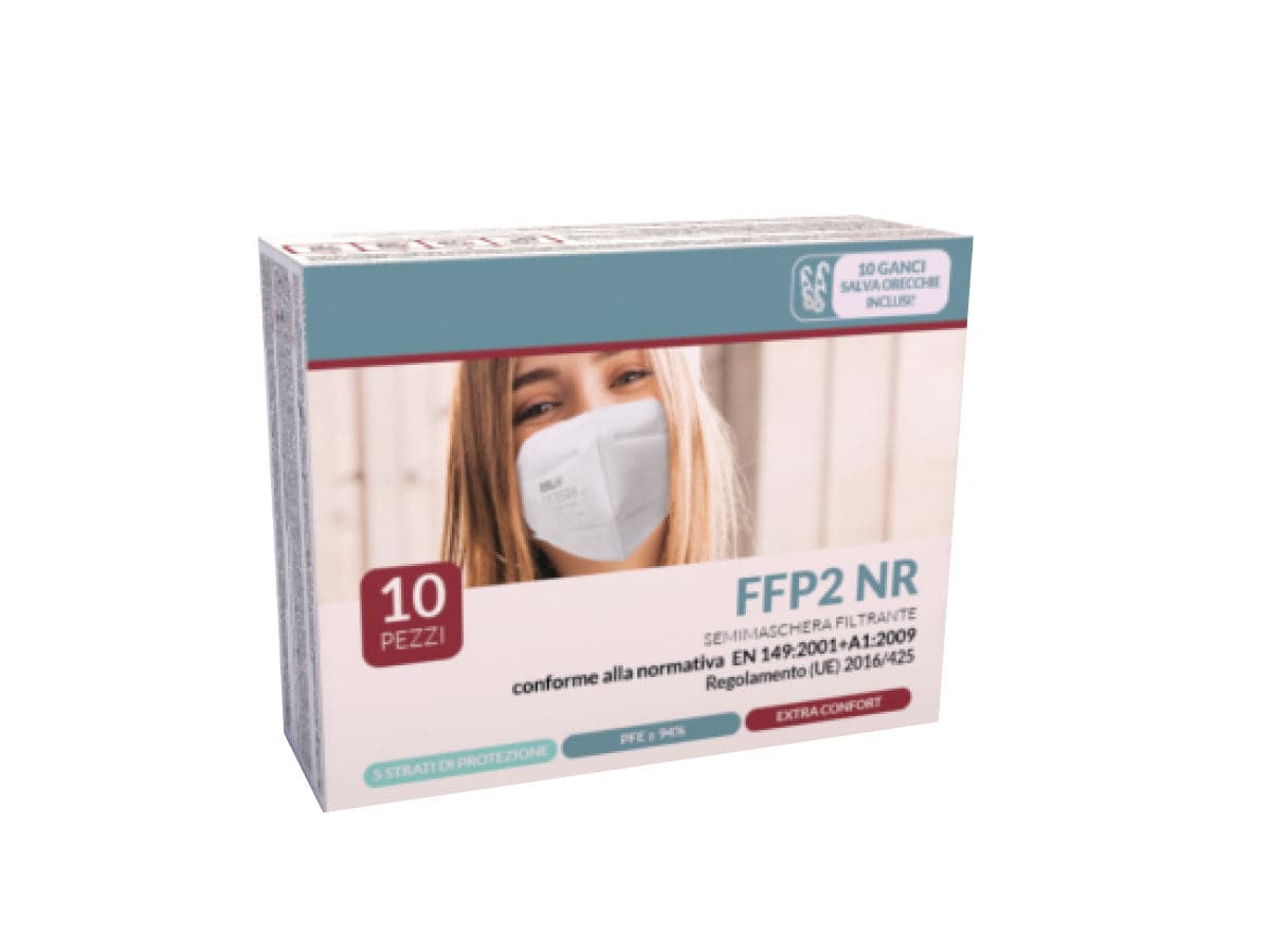 Bricocenter FFP2 MASK WHITE PACK 10 PIECES