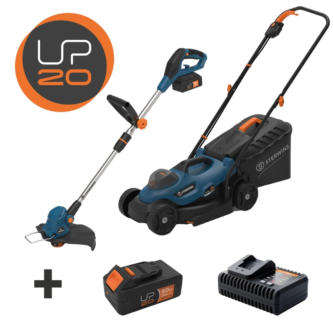 STERWINS 33CM CORDLESS LAWN MOWER KIT COMPLETE WITH BATTERY AND CHARGER - best price from Maltashopper.com BR500015572
