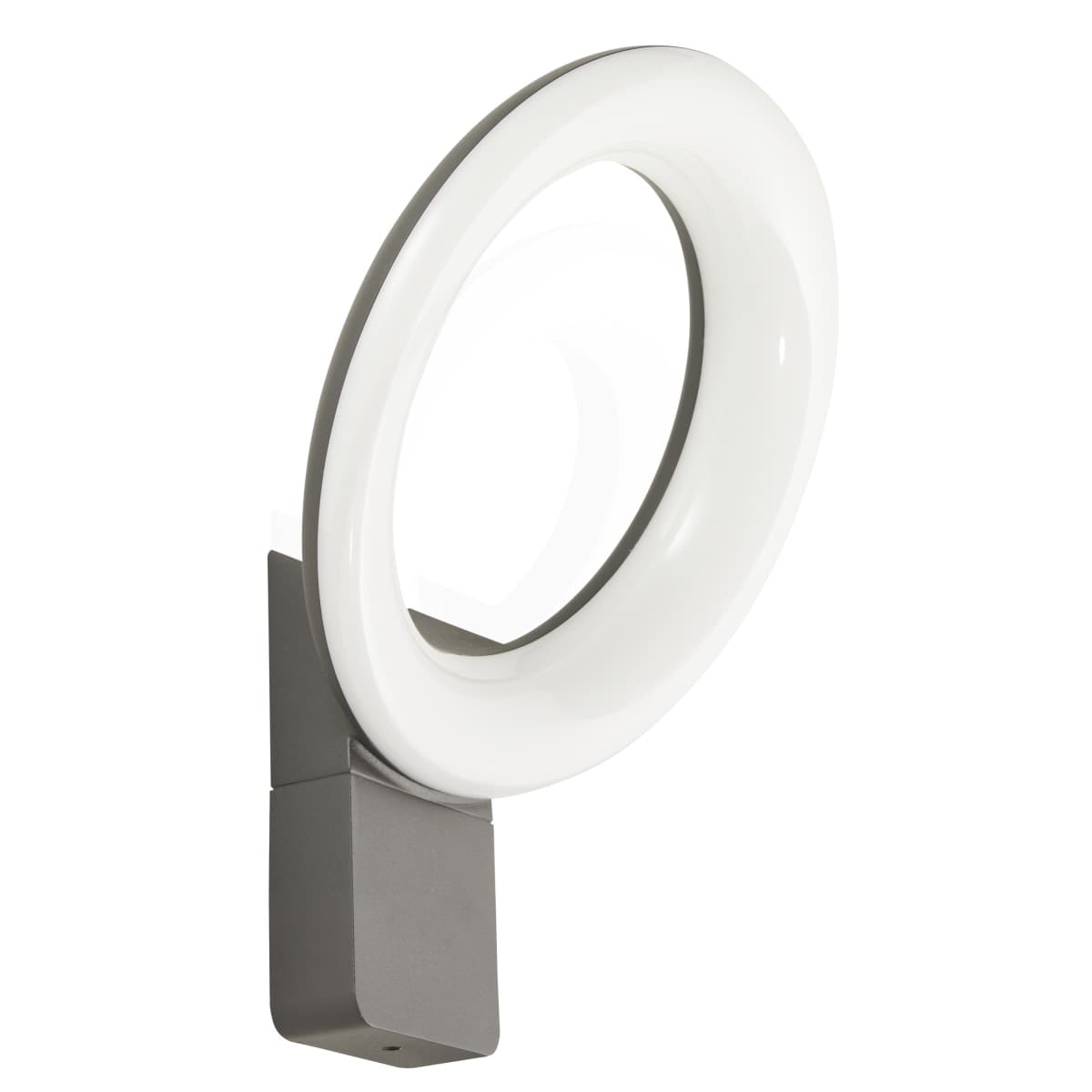 Bricocenter QUITO WALL LIGHT ALUMINIUM GREY 24X12.X12.5 CM LED 16W NATURAL LIGHT IP54