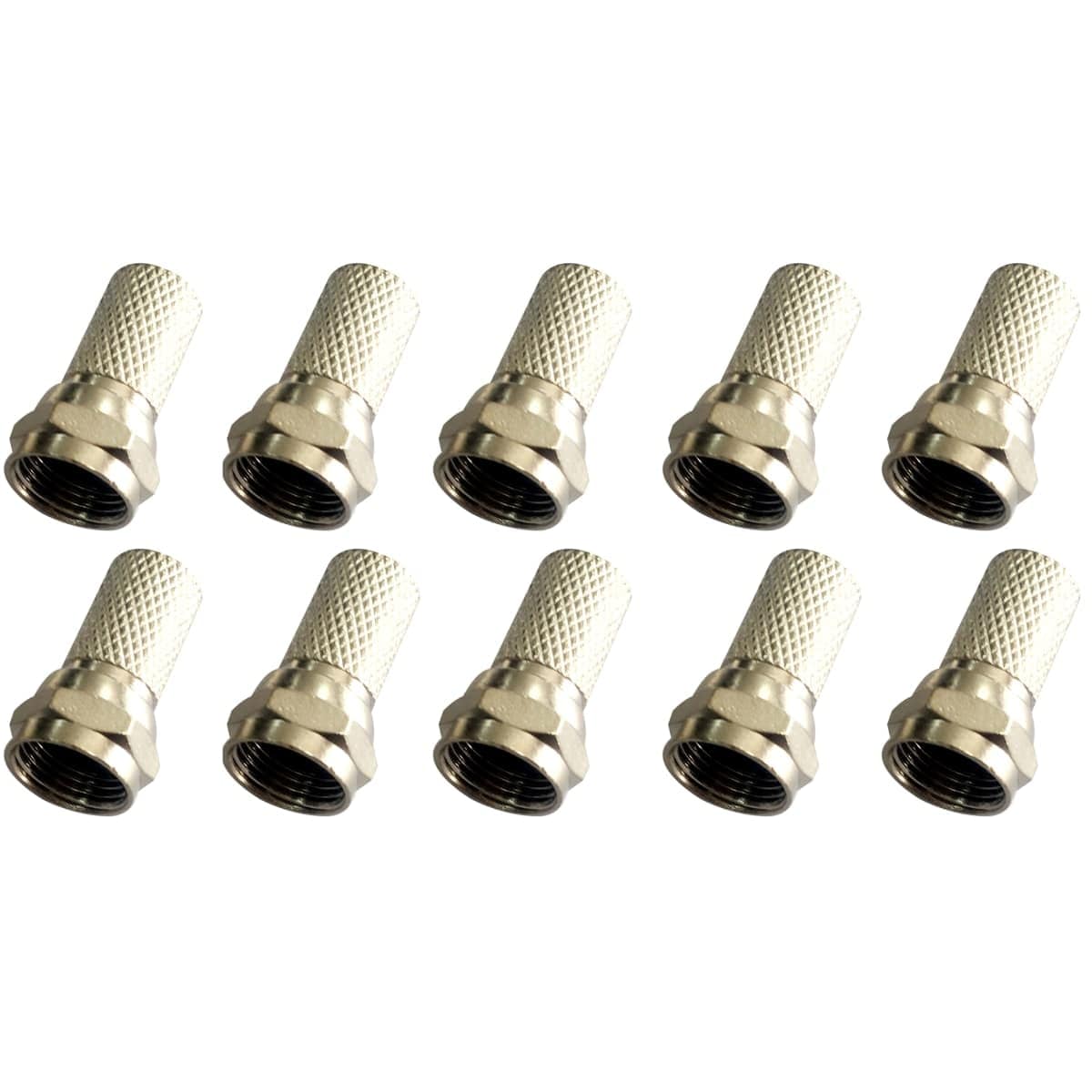 Bricocenter SET OF 10 F-TYPE PLUGS WITH WATERPROOF JOINT