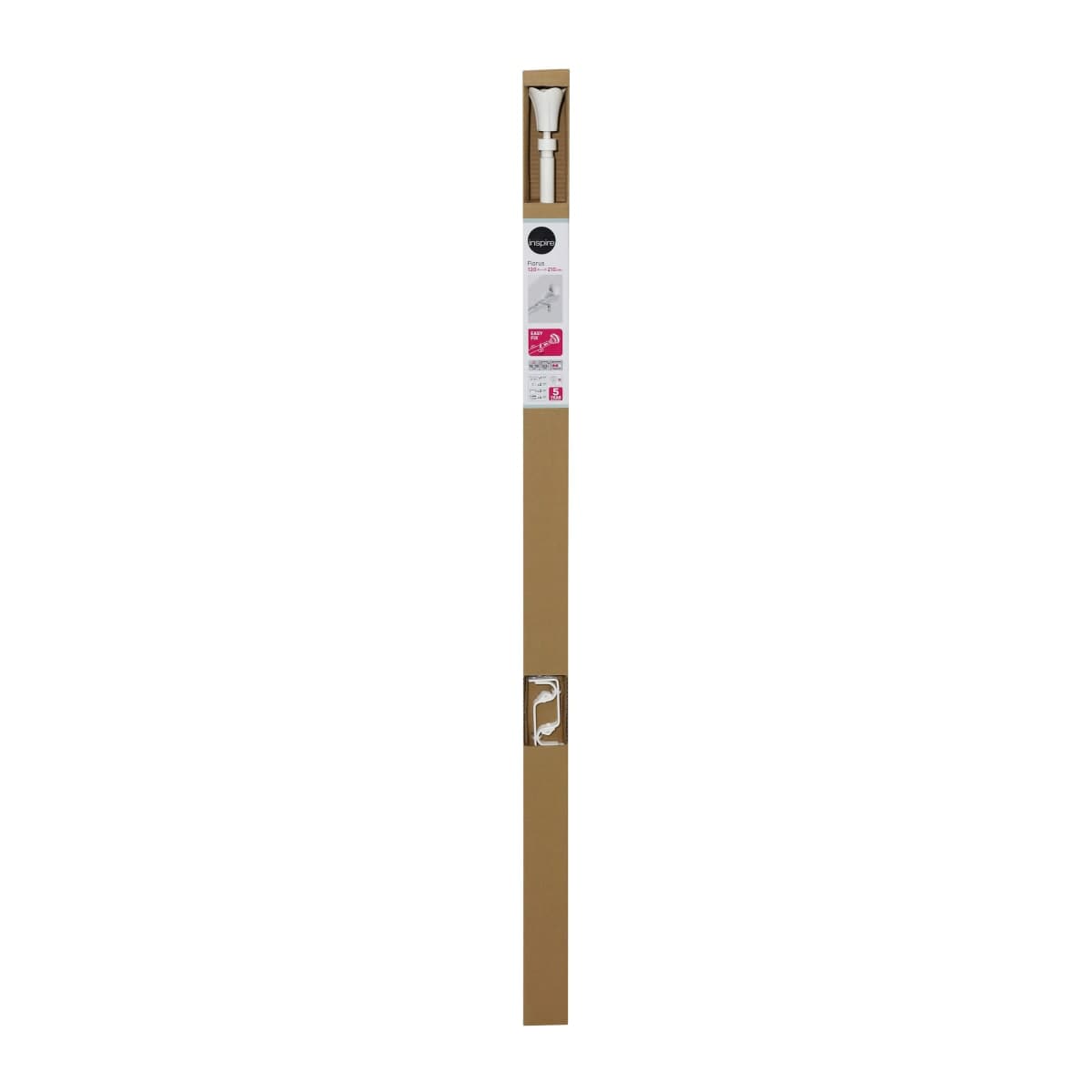 Bricocenter WHITE METAL FLOWER RELOGA KIT 120-210CM D16/19