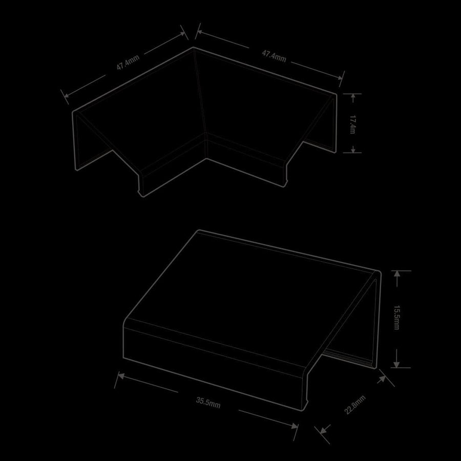 ANGLED LED STRIP PROFILE KIT - best price from Maltashopper.com BR420007552