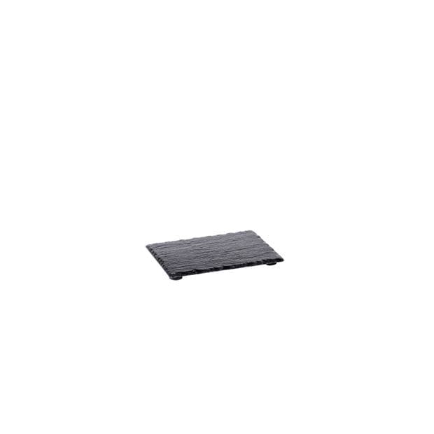 SLATE Black plate W 14 x L 10 cm - best price from Maltashopper.com CS654948