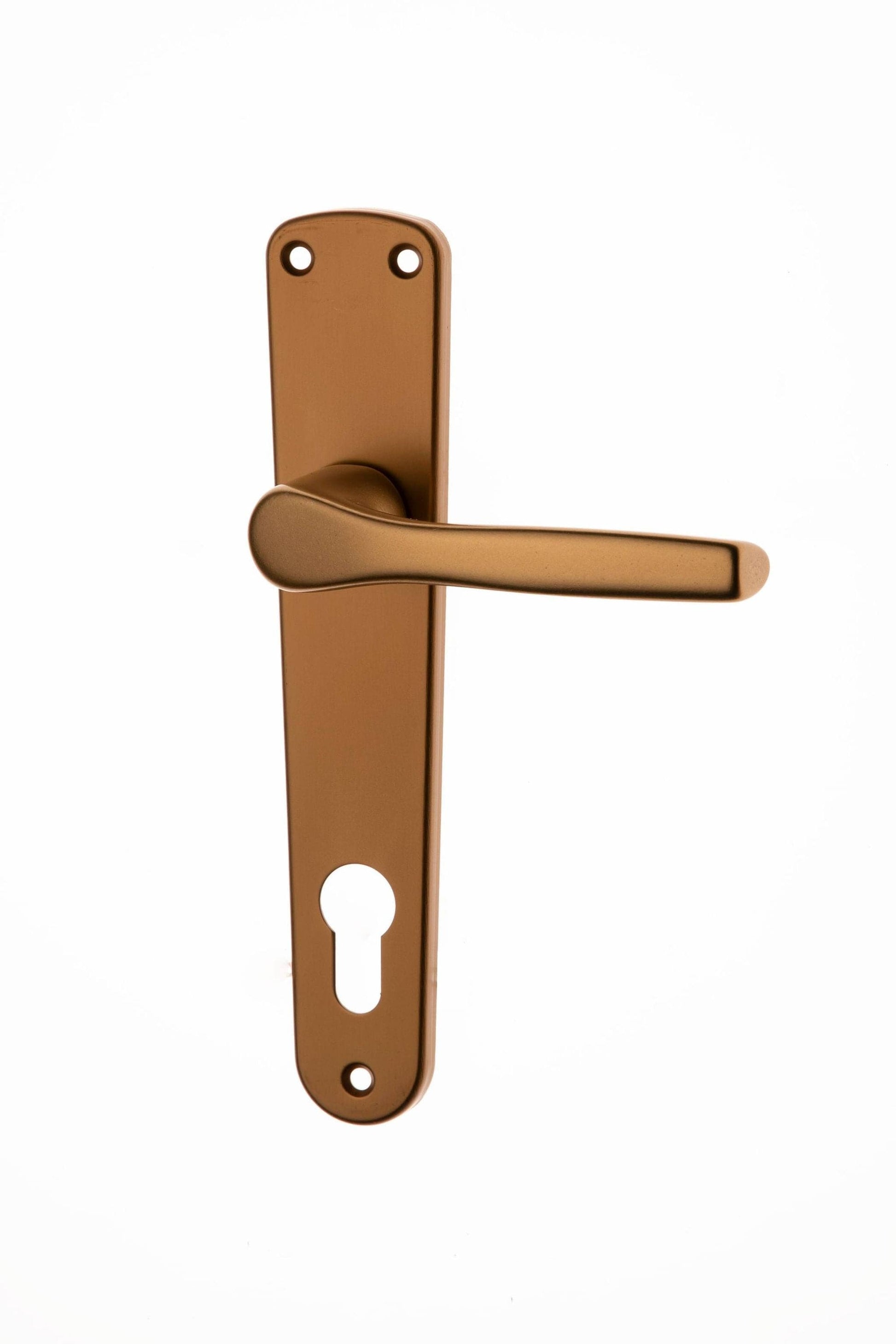 Bricocenter GABRY HANDLE WITH YALE PLATE FOR DOOR BRONZE