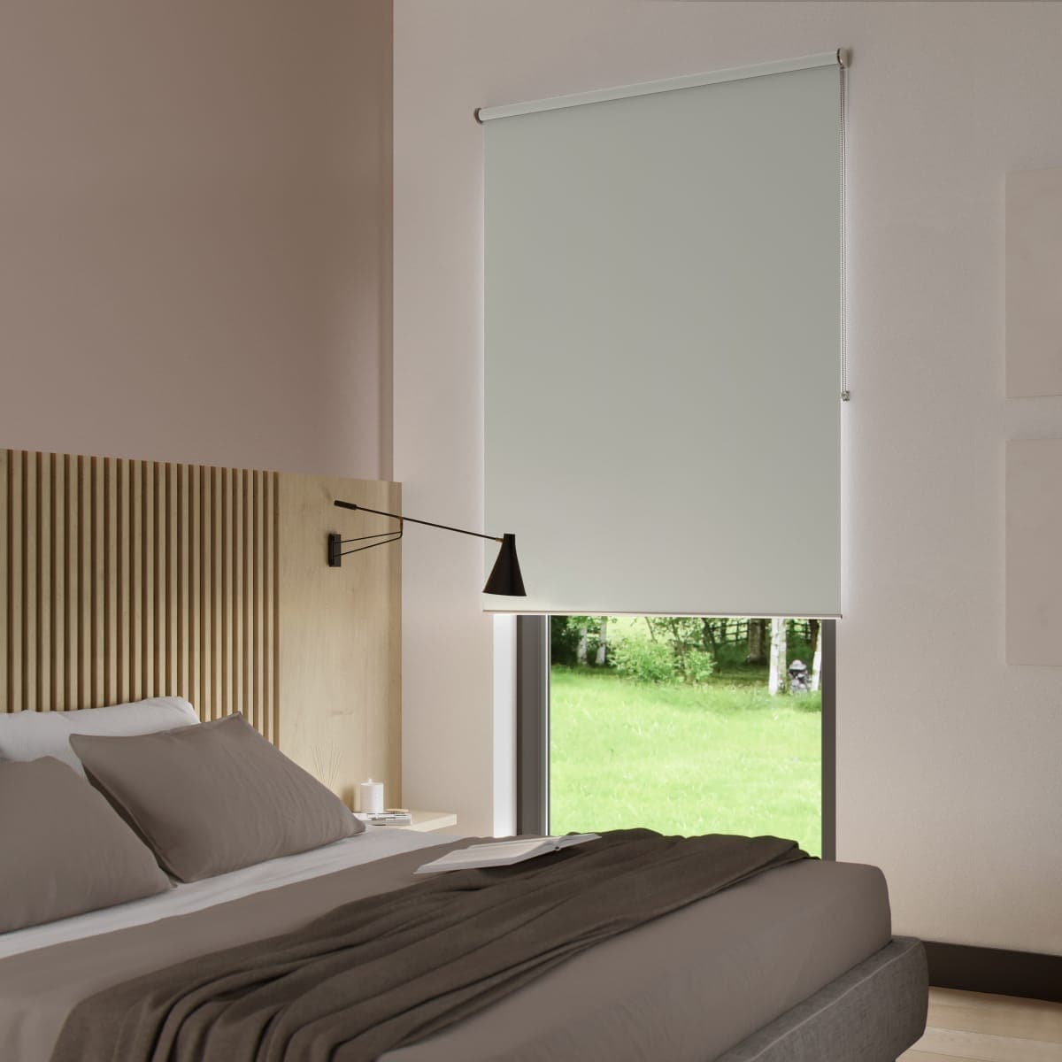 BOSSA WHITE OCCULTING ROLLER BLIND 90X250CM - best price from Maltashopper.com BR480010972