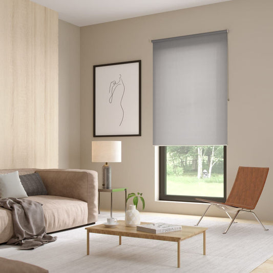 Bricocenter SAMBA GREY GRANITE FILTER ROLLER BLIND 75X250CM