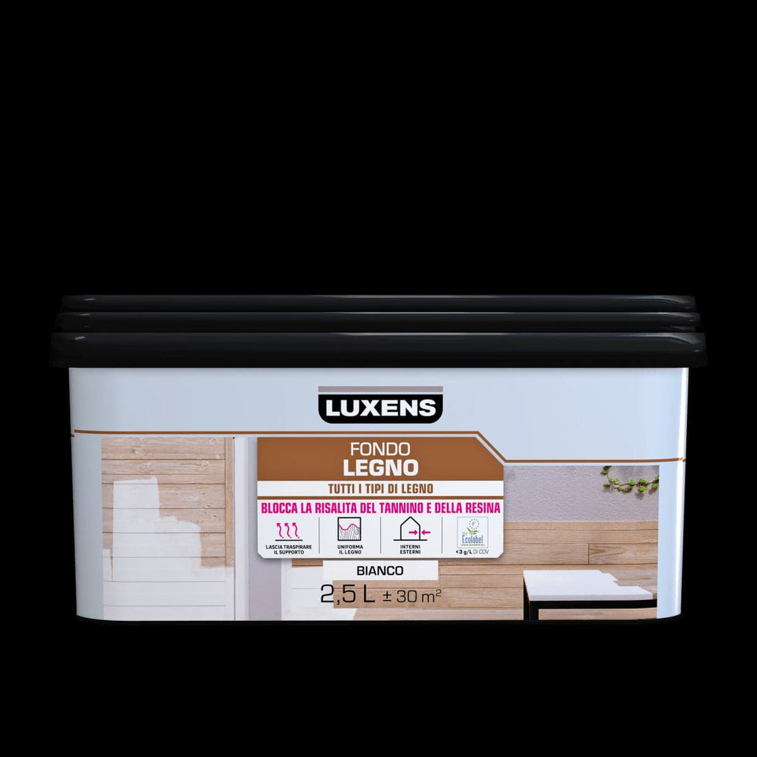 LUXENS INTERIOR/EXTERIOR WATER-BASED WOOD PRIMER 2.5LT