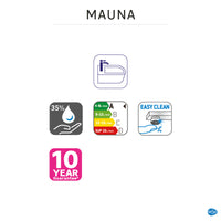 MAUNA BIDET TAP CHROME RETRO 2 HANDLES - best price from Maltashopper.com BR430009279