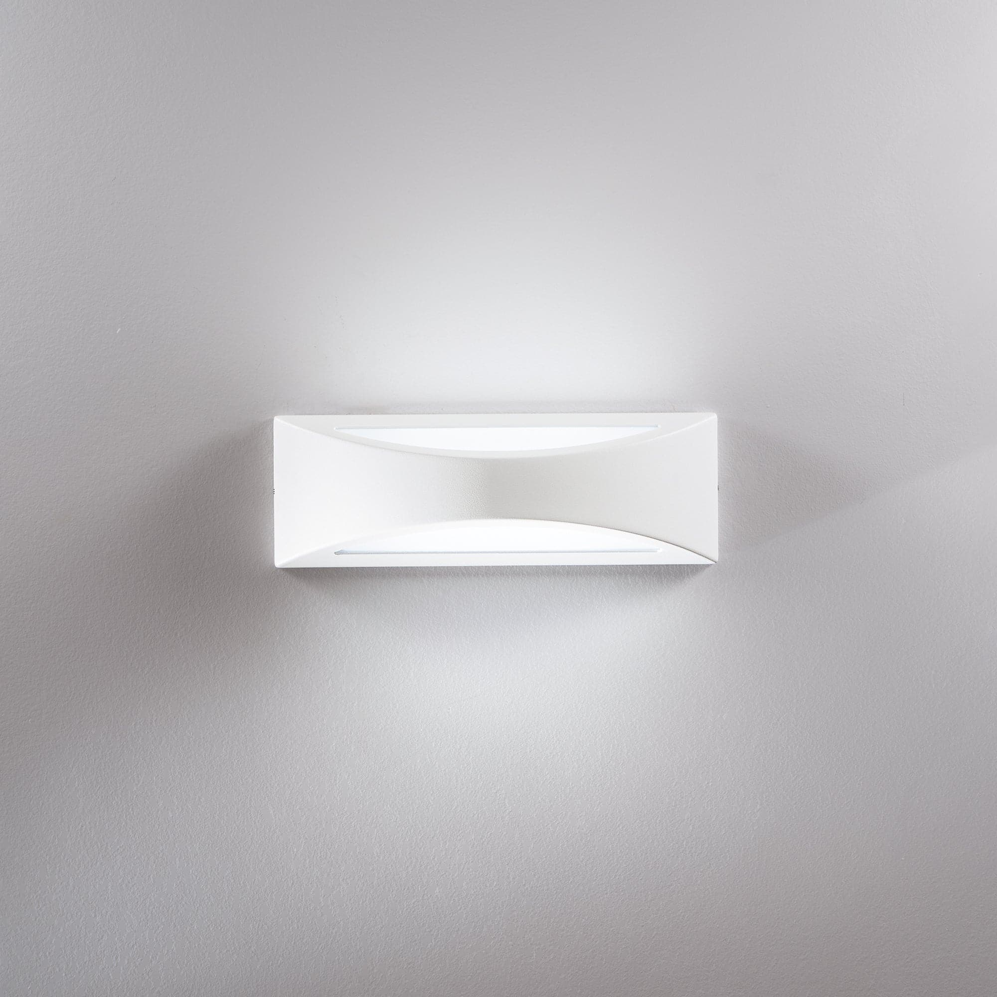 WEISS ALUMINIUM WALL LIGHT WHITE 36X12X11.3 CM LED 16W CCT IP65