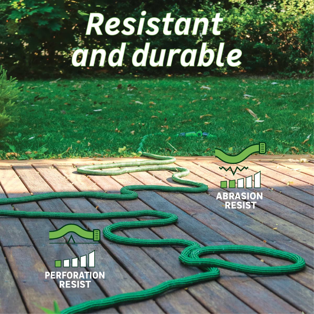 Bricocenter GEOLIA FABRIC EXTENSION HOSE 8M WITH LANCE 3400 COMPACT